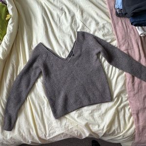 Banana republic double V-neck sweater